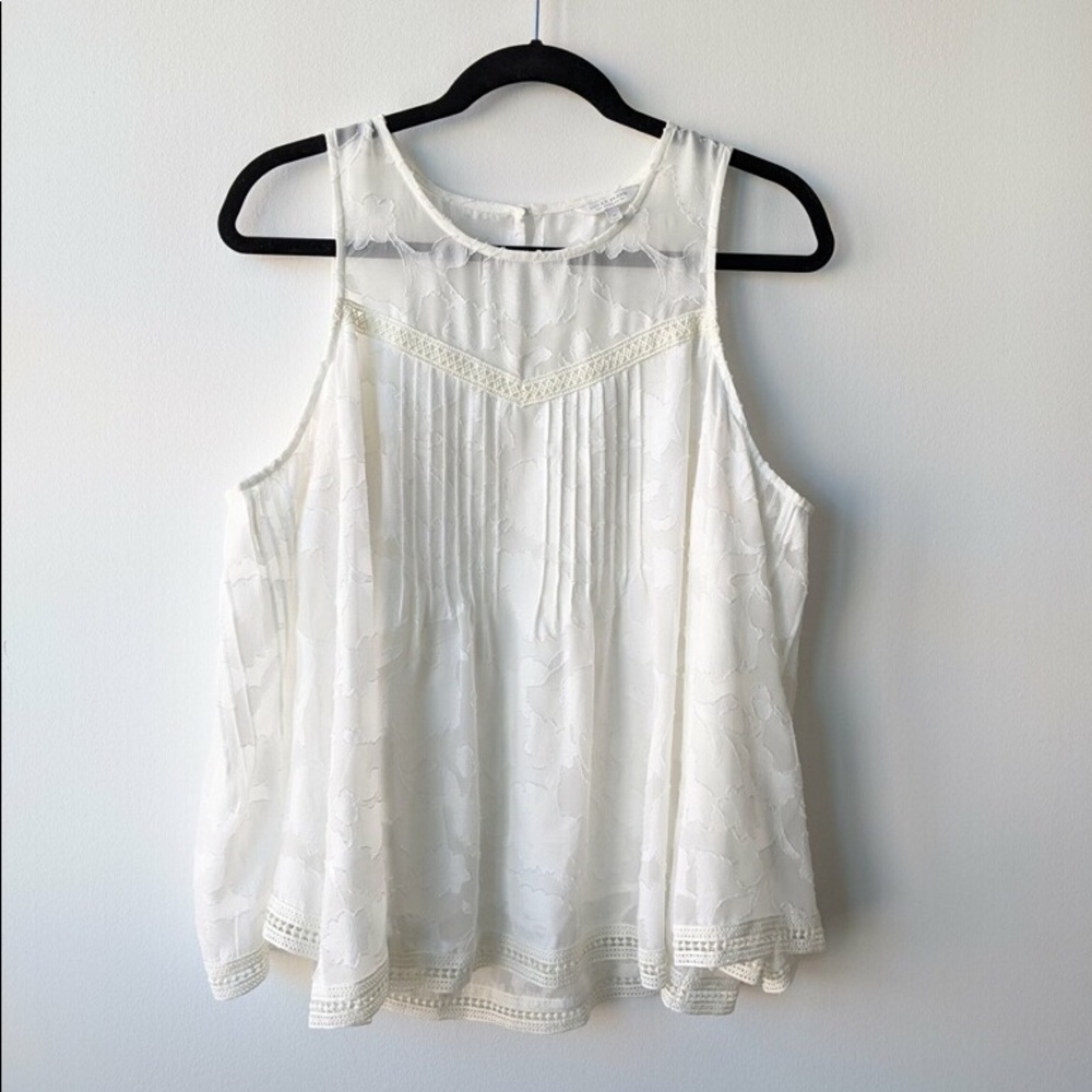 Lucky Brand Shoulder Cut Out Top